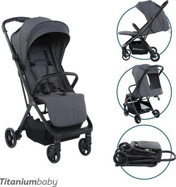 Titaniumbaby Buggy Pulse Graphite Grey (Baby & Accessoires), Verzenden, Nieuw