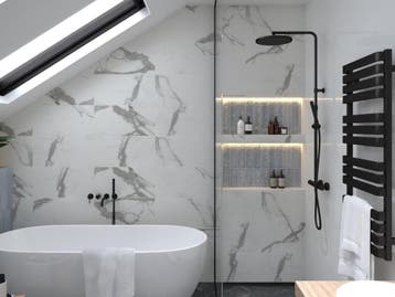 Wandtegel Rak Frammenti Kleinformaat Lichtblauw Glans 7,5x40, 40 tot 60 cm, Nieuw, 10 m² of meer, Wandtegels