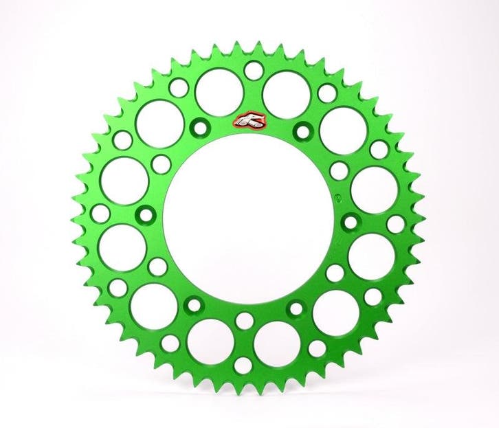 Renthal 2020 Kawasaki KX 65 Rear Grooved Sprocket - Green, Auto-onderdelen, Remmen en Aandrijving, Ophalen of Verzenden