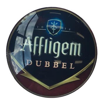 Occasion - Ronde taplens Affligem dubbel bol 69 mmø, Ophalen of Verzenden