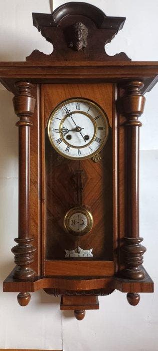Biedermeier regulateur, Weense regulateur - Gustaw Becker, Antiek en Kunst