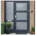 Gezandstraald raamfolie, glasfolie, privacyfolie anti inkijk, Nieuw