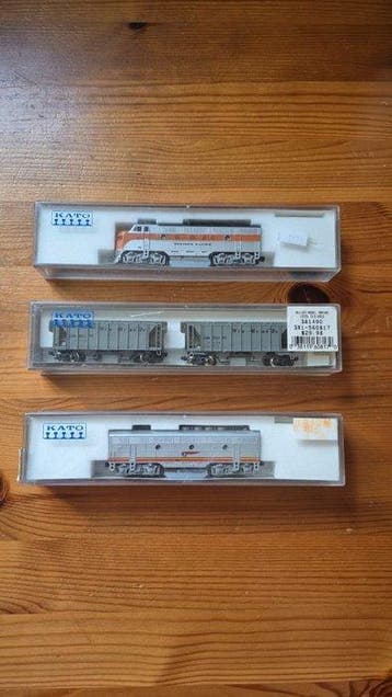 Kato N - Diesellocomotief (3) - EMD F3A, EMD F3B en 70-ton, Hobby en Vrije tijd, Modeltreinen | N-Spoor, Nieuw