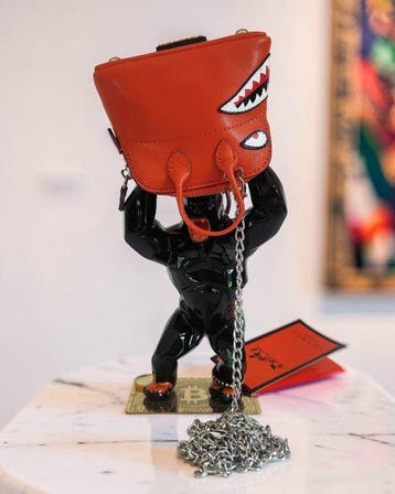 Lyssandre Saint York - Kong x Hermes bolide shark bag (