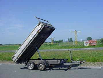 Hapert D2700 kipper met oprijpakket afm. 305x160cm 2700kg, Auto diversen, Ophalen, Gebruikt