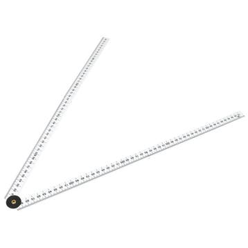 Benson Duimstok - 1 meter - Fiber - Wit - Stevig en duurzaam, Doe-het-zelf en Verbouw, Gereedschap | Handgereedschap, Ophalen of Verzenden