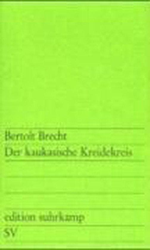Der kaukasische Kreidekreis 9783518100318 Bertolt Brecht, Boeken, Taal | Engels, Gelezen, Verzenden