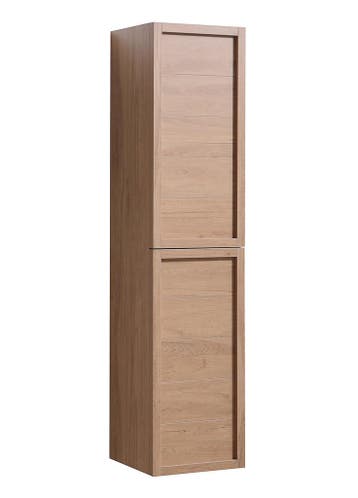 Badkamerkast Vermont 40 x 40 x 172 cm Eiken Kolomkast, Verzenden, Nieuw, (Half)hoge kast