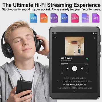 Famue PA03 Android MP3/MP4 Speler - 48GB, WiFi, Lossless Aud, Verzenden, Nieuw