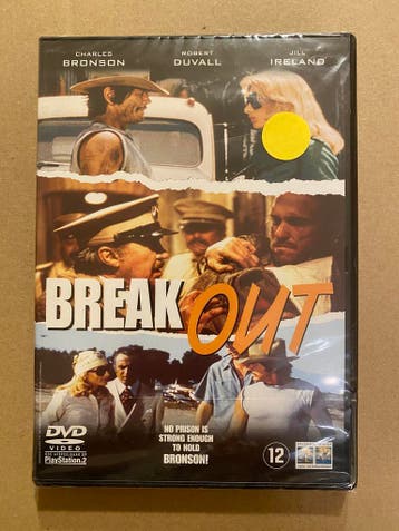 Actie-Klassieker - Break Out - 1975 - Charles Bronson NIEUW, 1960 tot 1980, Ophalen of Verzenden, Actie en Avontuur, Nieuw in verpakking