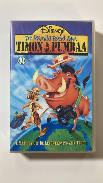DE WERELD ROND MET TIMON & PUMBAA (VHS), Verzenden, Gebruikt