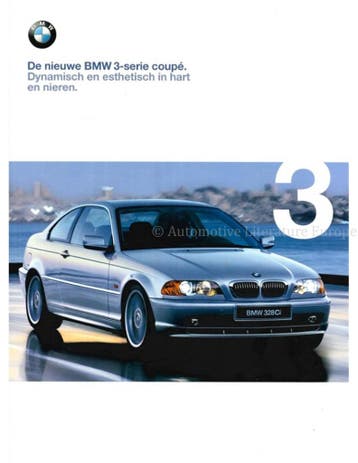 1999 BMW 3 SERIE COUPÉ BROCHURE NEDERLANDS, Nieuw, BMW, Author