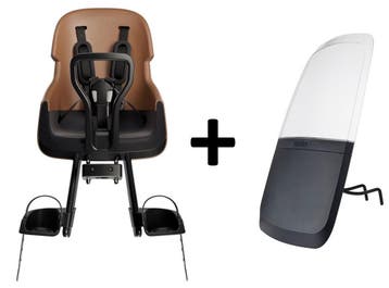 Bobike Mini Exclusive Evolve Cinnamon Brown Voorstoeltje + W, Verzenden, Nieuw