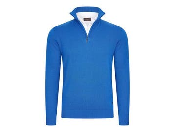 Veiling - Cappuccino Italia Mock Zip Pullover Royal - XXL, Kleding | Heren, Nieuw