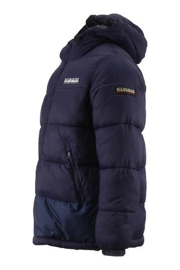 Napapijri Winterjas in maat M Blauw, Verzenden, Zo goed als nieuw, Blauw, Napapijri