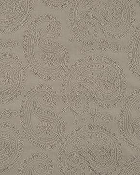 Broderie Katoen Paisley Zand, Hobby en Vrije tijd, Stoffen en Lappen, Nieuw, Bruin