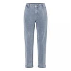 MAC • grijze Chino turn up broek corduroy • 36, Kleding | Dames, Broeken en Pantalons, Verzenden, MAC, Nieuw, Maat 36 (S)