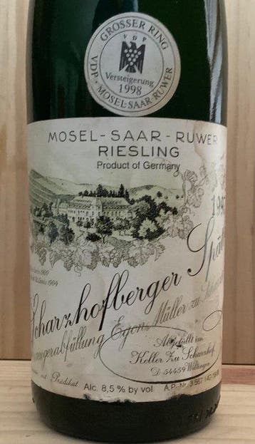 1997 Egon Müller Scharzhofberger Riesling Spätlese - Moezel, Nieuw