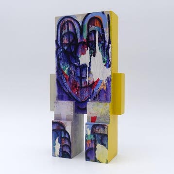 Wxyz (1980) - sculptuur, 322-1 - 246 mm - Hout - 2026