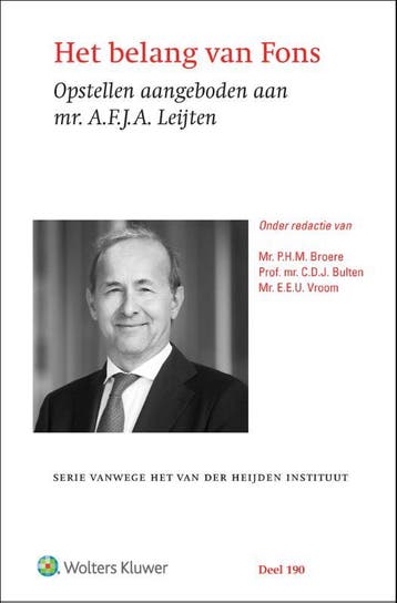 Het Belang Van Fons | A.F.J.A. Leijten | Nieuw, Ophalen of Verzenden, Nieuw, A.F.J.A. Leijten
