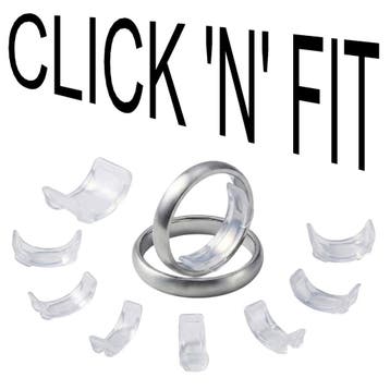 Fako Bijoux - Ringverkleiner Set Click n Fit Halfrond -, Verzenden, Nieuw