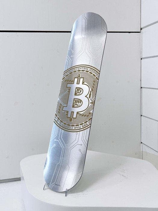 Suketchi - Bitcoin Skateboard Deck, Antiek en Kunst, Kunst | Designobjecten