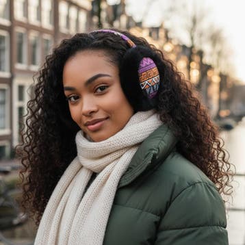 Afrikaanse Print Oorwarmers / Earmuffs - Inklapbaar Wintermo, Ophalen of Verzenden, Nieuw