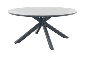 Marena ronde tuintafel Ø158 cm. - Licht grijs, Verzenden, Nieuw, Rond, Overige materialen