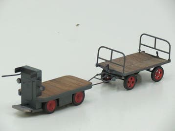 GS DR Elektrokarre mit anhanger (Automodellen Kant en Klaar), Ophalen of Verzenden, Nieuw