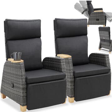 wickerfauteuil Pescara met aluminium frame, Verzenden, Nieuw