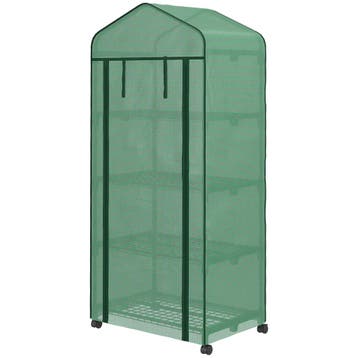 TRUUSK Broeikas Met Rol - 4 Planken - Folie Met Stalen Frame, Tuin en Terras, Planten | Bomen, Verzenden