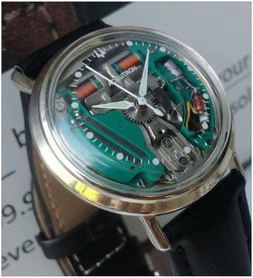 Bulova Accutron Spaceview-Révisée - 214 - Heren - 1964, Nieuw