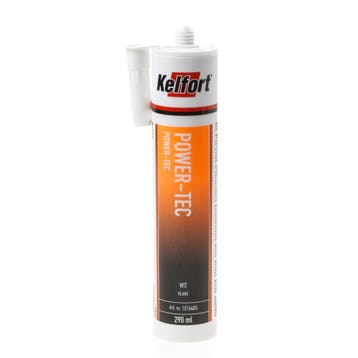 OUTLET Kelfort Lijmkit Power-tec wit 290ml, Ophalen of Verzenden, Nieuw