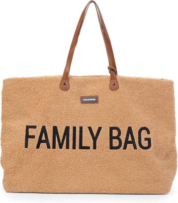 Childhome Family Bag Teddy Beige | Retourdeal 62% Korting, Kinderen en Baby's, Luiertassen, Ophalen of Verzenden, Nieuw, Schoudertas