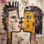 Eric Brumette - KISS ME LIKE BASQUIAT 47 - Toile L, Antiek en Kunst