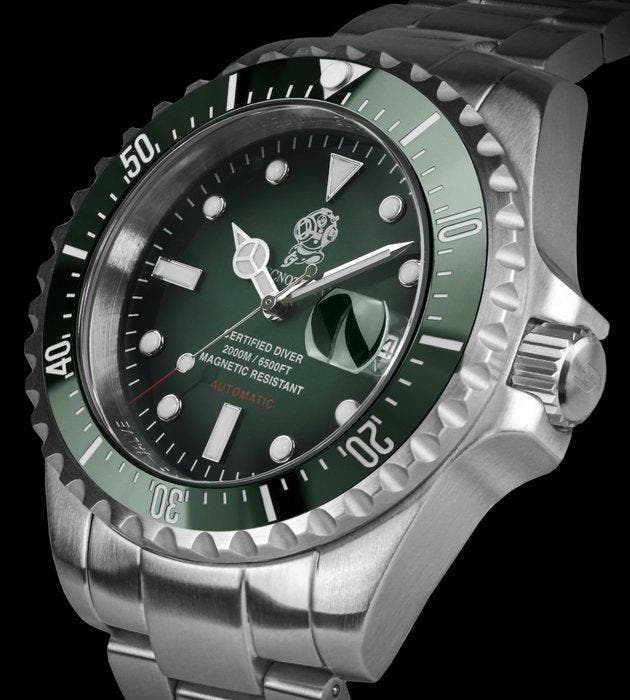 Tecnotempo - Automatic Diver 2000M Diving Helmet - Limited, Sieraden, Tassen en Uiterlijk, Horloges | Heren
