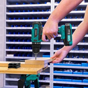 2dekans | Vonroc Accuboormachine 20V - 19 Schroefstanden +, Ophalen of Verzenden, Zo goed als nieuw