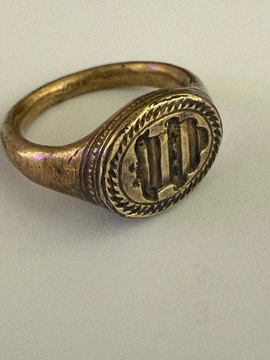 Zegelring - 15 karaat Geel goud - 0,00ct. tw. - 17e eeuwse, Sieraden, Tassen en Uiterlijk, Antieke sieraden
