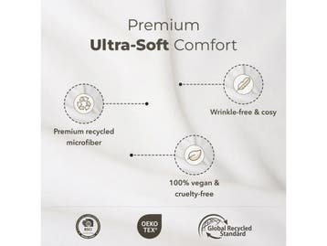 Sjumo Dekbedovertrek - Silky Smooth - 100% Gerecycled, Huis en Inrichting, Slaapkamer | Beddengoed, Verzenden, Nieuw