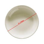 GGM Gastro | (24 stuks) TEOS - diep bord - rond - porselein, Verzenden, Nieuw, Effen, Bord(en)