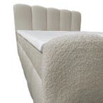 Boxspringbed Manitoba - Bouclé stof - 180 x 200 cm - Incl. O, Verzenden, Nieuw