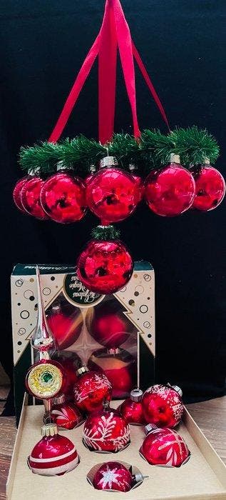 Kerstballen (14) - Glas, Diversen, Nieuw