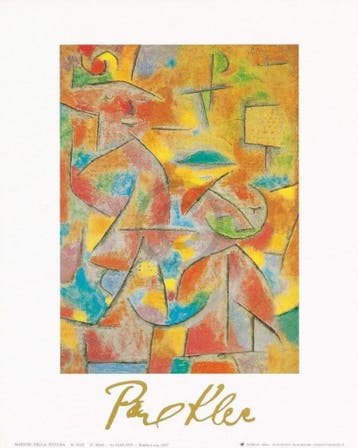Kunstdruk Paul Klee - Bimba e zia, 1937 24x30cm, Verzenden, Nieuw