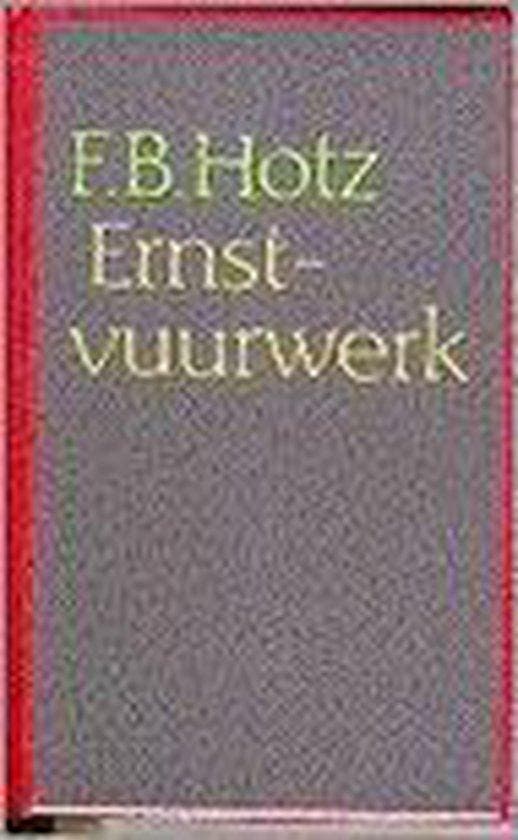Ernstvuurwerk Goedk Ed - Hotz, Boeken, Romans, Gelezen, Verzenden