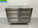 RVS Werkkast Kast Werktafel Ladenkast Premium-line 6 laden, Ophalen of Verzenden, Nieuw in verpakking