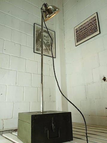Famed - Staande lamp - Staal, Messing, Vernikkeld messing,