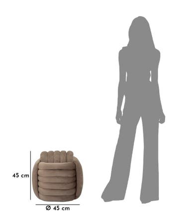 KRUK SOFTY GRIJS CM 45X45X45 - 142852000G, Ophalen of Verzenden, Nieuw