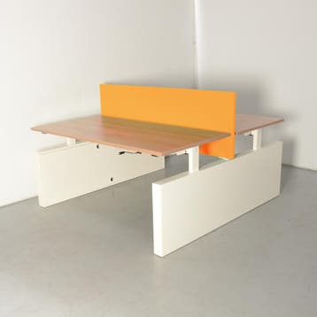 Vepa benchwerkplek, kersen havanna blad, 2x 160 x 80 cm,, Ophalen of Verzenden, Nieuw