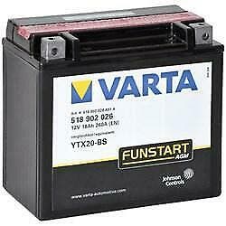 Varta YTX20-BS AGM Accu 12V 18Ah 177x88x156x156, Motoren, Onderdelen | Overige, Verzenden