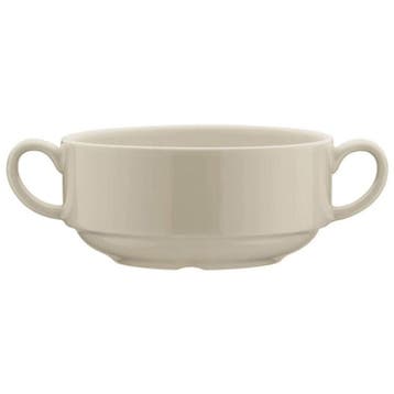 GGM Gastro | (12 stuks) SEMPRE - soepkop - 320ml - Crème |, Verzenden, Nieuw, Kop(pen) en/of Schotel(s)